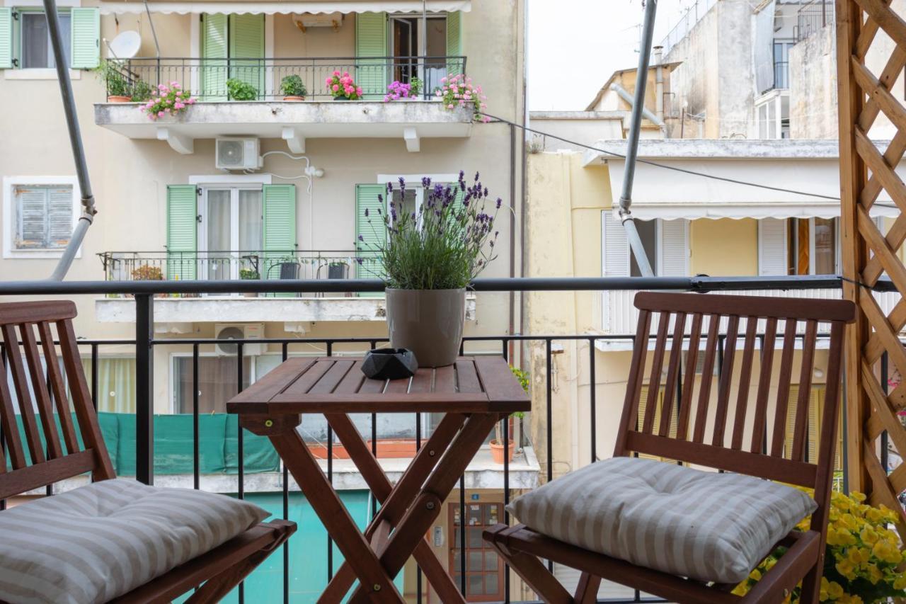 Scirocco Apartment In Corfu Center Zewnętrze zdjęcie